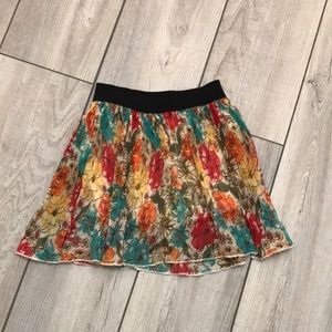 Arizona floral skirt with built in shorts